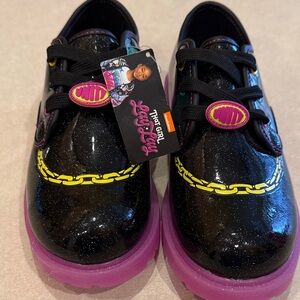 Nickelodeon That Girl Lay Lay Black and Purple Kids Shoes.